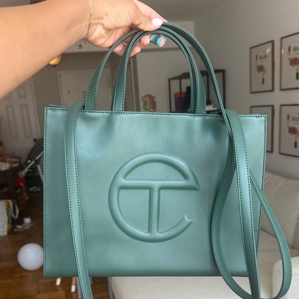 Telfar Forest Green Tote Bag